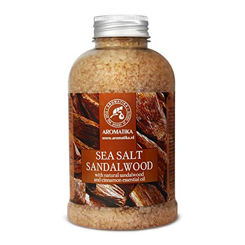 Sal de Banho com Óleo de Sandálio e Canela 600 Gr AROMATIKA trust the power of nature - Aditivos de banho - óleo de sandálio, Canela, 600 gr