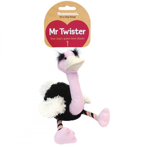 Brinquedo para Cão ROSEWOOD MR TWISTER (38cm) Rosewood - Brinquedos para cães - 38 cm, som de ovelha, corrente, suave
