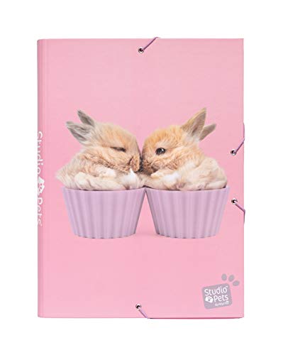 Pasta ERIK EDITORES Studio Pets Rabbits (A4) Grupo Erik - Pastas de arquivo - pasta, a4, estúdio, coelhos
