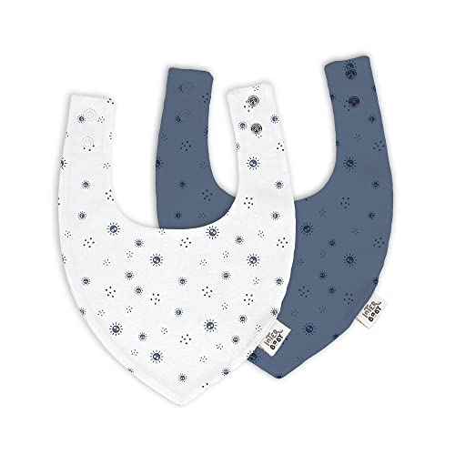 Fraldas HOMEGROWN Pack 2 Bandanas Desejos do Pó (Azul) Interbaby - Amamentação e alimentação - bambu, impermeável, rectangular, velcro
