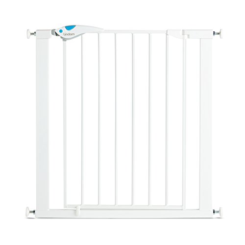 Porta de Segurança para Bebé LINDAM Easy Fit Plus Deluxe Branco Lindam - Portões para bebês e animais de estimação - ferradura, 4 pontos, easy fit plus, metal resistente