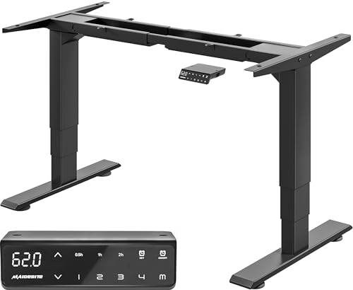 Suporte para Monitor MAIDESITE Ajustável Eletronicamente MAIDeSITe - Peças e acessórios para secretárias - altura ajustável, 3 prateleiras, 1 suporte monitor, comando remoto, proteção colisões