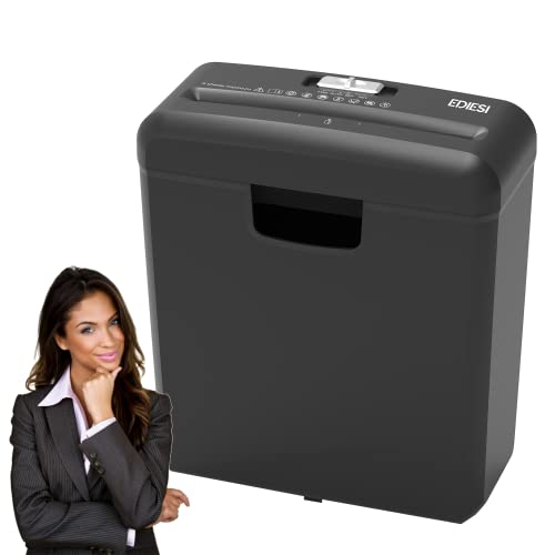 Destruidora EDIESI Trituradora (6 folhas - Capacidade: 10 L) SHANGLI DONSAN INTERNATIONAL TRADING CO., LTD. - Destruidoras de papel - 10 litros, 6 folhas/segundo, arrumação automática, segurança