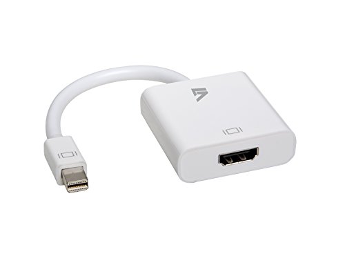 Adaptador de Cabo de Vídeo V7 J154450 (Mini DisplayPort - HDMI) V7 - Adaptadores de cabos de áudio e vídeo - mini displayport, hdmi, macho fêmea, 0.17m