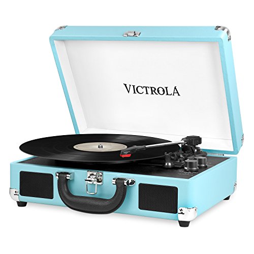 Gira-Discos VICTROLA VSC-550BT-TRQ (Azul - 33/45 RPM) Victrola - Gira-discos e leitores de vinil - giradiscos, victrola, vsc-550bt-trq, azul, 33 rpm, 45 rpm