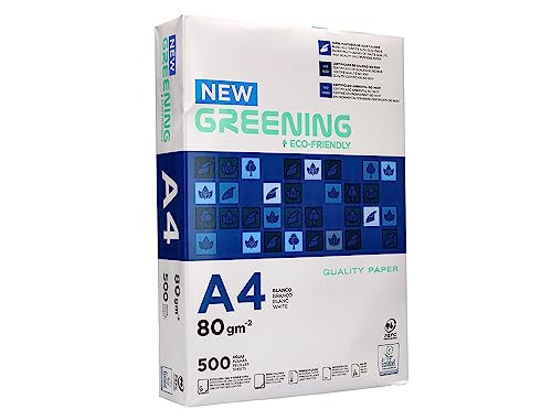 Liderpaper Pack 500 Folhas Papel Fotocópias A4 80 Gr Liderpapel - Papel de impressora e copiadora - 500 folhas, a4, 80g/m², branca, cinzenta