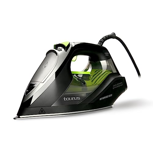 Ferro a Vapor TAURUS Geyser Eco 3000 (Jato vapor: 200 g/min - Base: Anodized) Taurus - Ferros de engomar - ferro, vapor, taurus, geyser eco, jato vapor, anticalcário