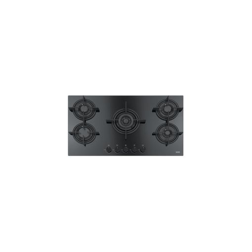 Placa de Gás FRANKE Crystal FHCR 905 4G TC HE BK C FRANKE - Cooktops - vidro, 5 queimadores, 4000w, preto