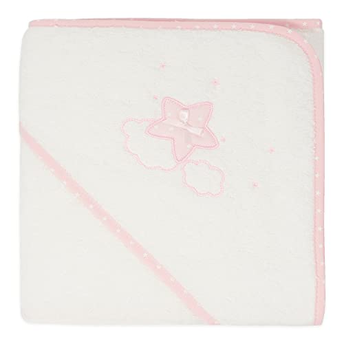 Toalha de Banho DUFFI Baby Star Rosa (80 x 80 cm) Master Baby Home, S.L. - Toalhas de banho e panos de limpeza - algodão, 80x80 cm, infantil, rosa