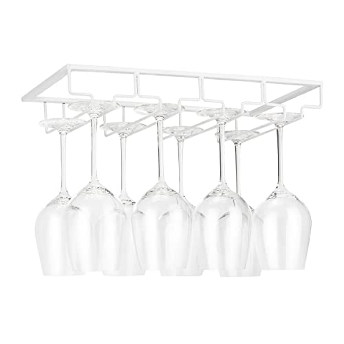 Suporte para Copos de Vinho 4 Filas com Suporte para Copos FOMANSH - Organizadores de cozinha - suporte, copos de vinho, 4 filas