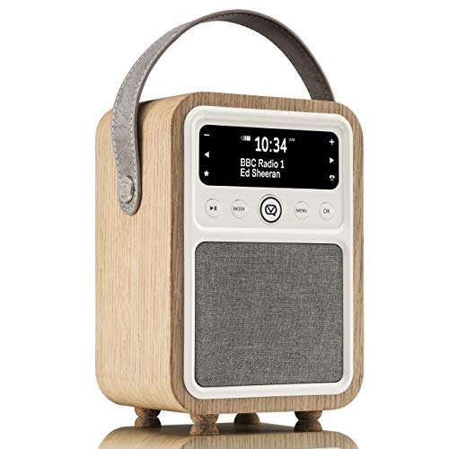 Rádio Digital Portátil VQ Monty Madeira VQ - Radios - portátil, vintage, alarme, bluetooth, usb