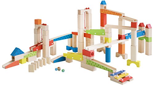 Kit de Construção ROBA Wooden Track (Idade Mínima: 4) roba - Conjuntos de pista de mármore - construção, madeira, suportes, crianças