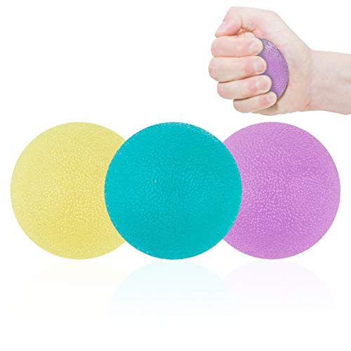 Brinquedo de Trabalhos Manuais NATEE 3Pcs Bola Anti-Estresse NATEE - Exercitadores de mão - trabalhos manuais, anti-estresse, bola