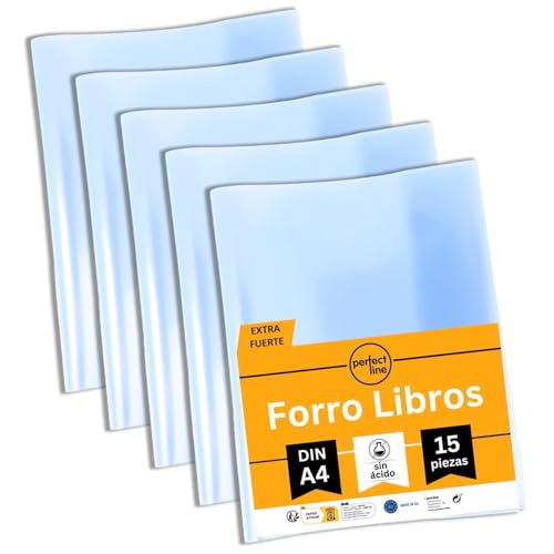 Capas para Livros PERFECT LINE 15 Capas com Plástico A4 procket - Capas de livros - capa, livro, plástico, a4