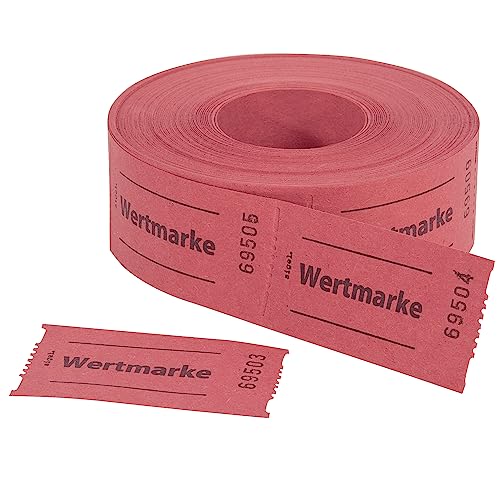 Vale para Cupom SIGEL GR554 Vermelho (60x30mm) Sigel GmbH - Cartões de presente e certificados - 60x30mm, vermelho, papel reciclado, demolição perfurada