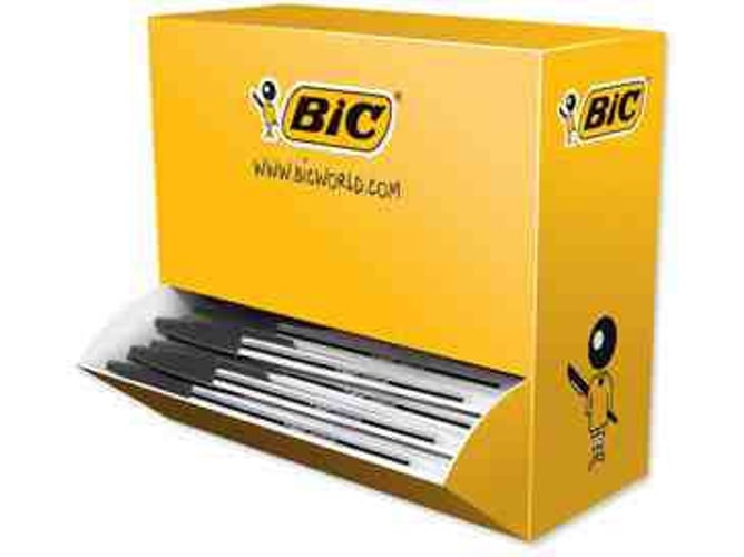 Esferográfica BIC Cristal 1mm (Preto - 90 Unidades) BIC - Canetas - esferográfica, bic cristal, ponta 1mm, preto, 90 unidades