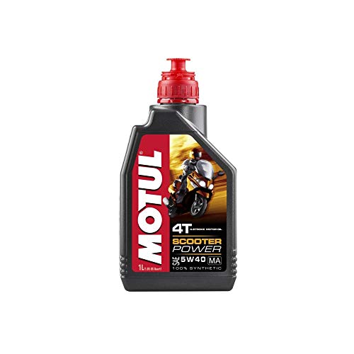 Óleo de Motor MOTUL Power Scooter 5W-40 Ma (1L) MOTUL - Óleo do motor do veículo - 5w-40, motociclo, 1L