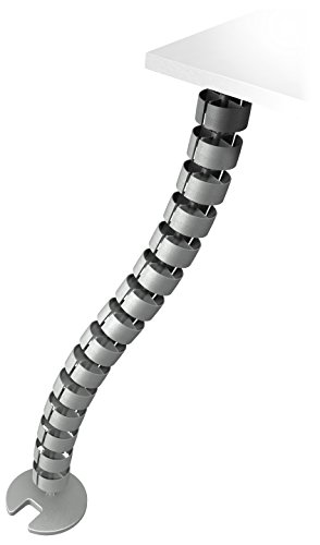 Suporte para Monitor DATAFLEX ADDIT Vertebra Passacavi (81.3-100cm) Dataflex - Fios e cabos elétricos - prateado, 65 cm, 820 mm