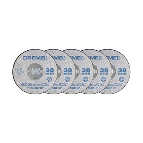 Conjunto de 5 Discos de Corte DREMEL EZ SpeedClic Dremel - Lâminas de serra - 5 discos, corte, metais, alumínio