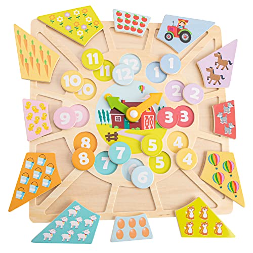 Puzzle NEW CLASSIC TOYS 18250 (24 peças) New Classic Toys - Brinquedos educativos - madeira, desenhos coloridos, cores vivas, cartão