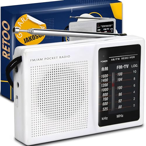 Rádio Portátil RETOO FM/AM (Preto - Digital - Pilhas) Retoo - Áudio - portátil, fm/am, digital, pilhas