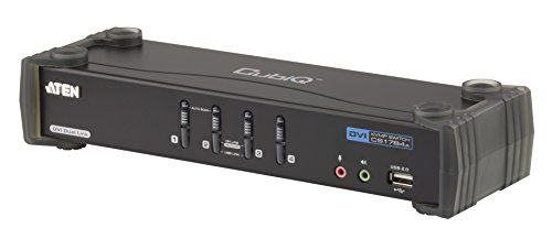 Adaptador ATEN (KVM - KVM e USB-C - Preto) ATEN - Comutadores kvm - kvm, usb-c, preto