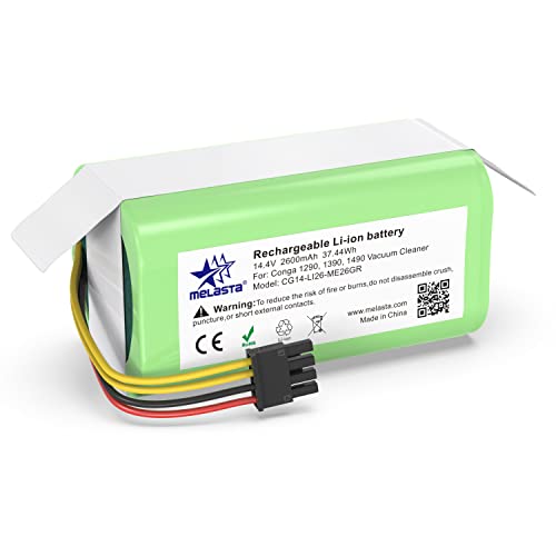 Bateria Green Cell para Aspirador 1290, 1390, 1490, 1590 / 14.4V 2600mAh melasta - Acessórios de aspirador - 2600 mAh, 14,4 V, ião-lítio, 1 bateria