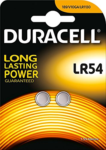 Pilhas Não Recarregáveis DURACELL Button Cell LR1130 (2 unidades) Duracell - Baterias de uso geral - 1,5v, 115mAh, alcalinas, botão