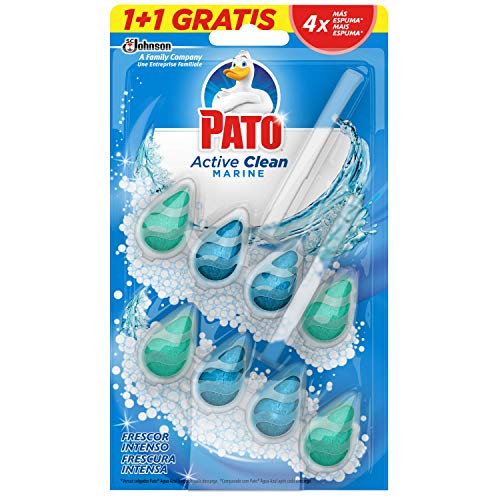 Pato Active Clean 2 Unidades Aroma Marinho PATO - Limpa-vasos sanitários - aroma marinho, 2 unidades