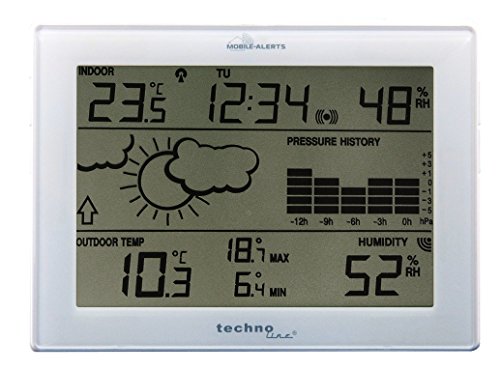 Estação Meteorológica TECHNOLINE MA 10410 Technoline - Previsores do tempo e estações - temperatura, humidade, pressão atmosférica, alarme água, cronómetro