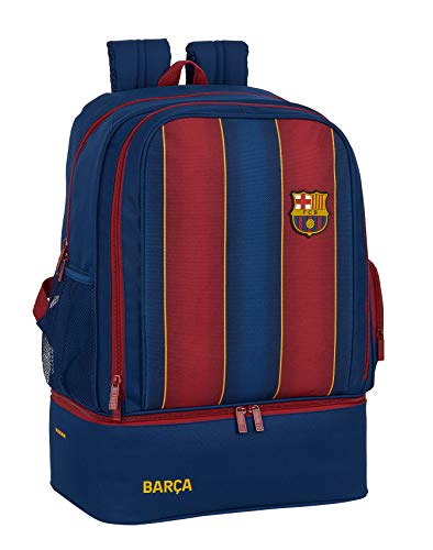 Mochila de Futebol FC BARCELONA Azul (36 x 25 x 50 cm) safta - Mochilas - fc barcelona, azul, 36x25x50 cm, 42 litros, bolsa lateral