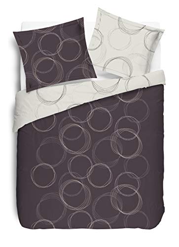 Conjunto edredões VISION Leny (220x240 cm) VISION - Capas de edredão - 220x240 cm, algodão, apertado, cinza