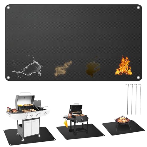 Tapete para Churrasco OUTDOOR LIVING 100x150 cm Bibykivn - Acessórios para churrasco ao ar livre - ignífuga, 100x150 cm, resistência ao fogo