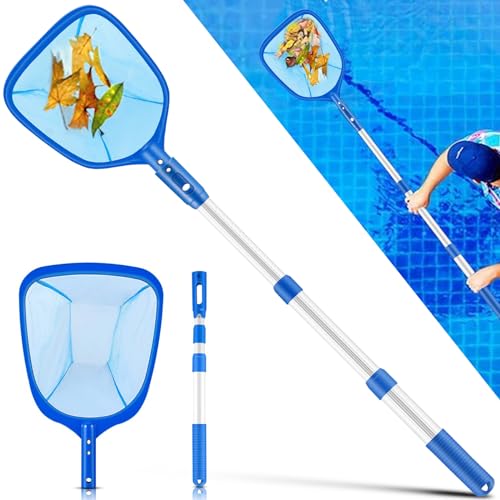 Kit de limpeza de piscina com poste telescópico SKIMMERS XIHUAN - Peneiras de piscina - limpeza, piscina, poste telescópico