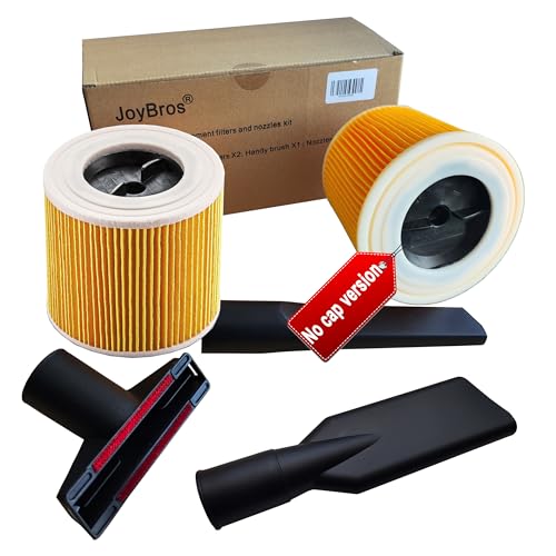 Filtro de Cartucho JoyBros 2x Filtros de Cartucho para Karcher WD3 Premium, WD3P, WD3S, WD2 Plus Joybros - Acessórios de aspirador - filtro cartucho, joybros, karcher wd2 plus, wd3 premium, limpeza pó