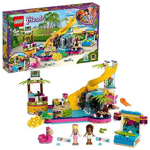 LEGO Friends - A Festa de Piscina da Andrea (Idade Mínima: 6) LEGO - Blocos de encaixe - lego friends, festa piscina, andrea, idade mínima 6