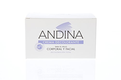 Creme de Descoloração Facial e Corporal 100 Ml ANDINA ANDINA - Branqueador de pelos corporais e faciais - descoloração, facial, corporal, 100 ml