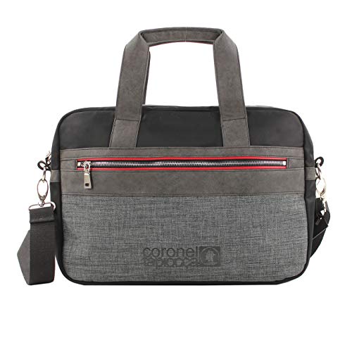 Mala para Portátil CORONEL TAPIOCCA Red Coronel Tapiocca - Pastas - tecido técnico, lona, bolso para laptop, alça de ombro ajustável