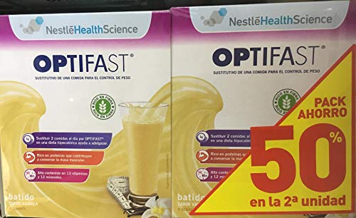 Optifast Vanilla Duplo 18 Sopas (Recondicionado Como Novo) Nestle Health Science - Vitaminas e suplementos - vanilla, duplo, 18 sopas, recondicionado