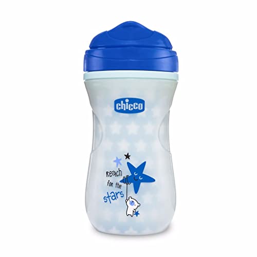 Chicco Luminous Cup | Azul (Puericultura - Refeição) Chicco - Copos de transição - luz, anti-gota, ergonômico, bico