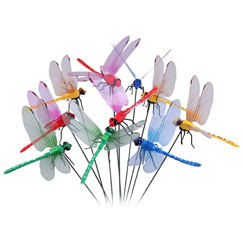 10 Peças de Borboletas em Varas para Decoração de Jardim Yumei - Decoração - realista, resistente à água, pvc, varas