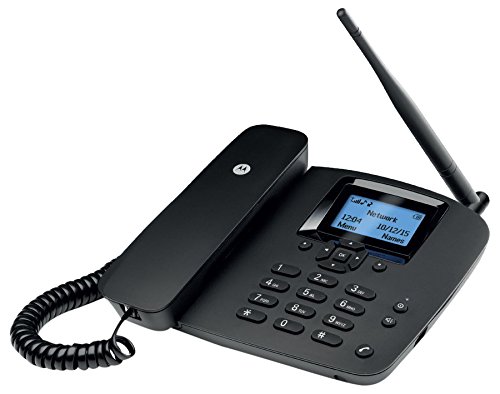 Telefone Motorola Fw200L Preto (Telefone Fixo) Motorola - Telefonia - telefone fixo, preto