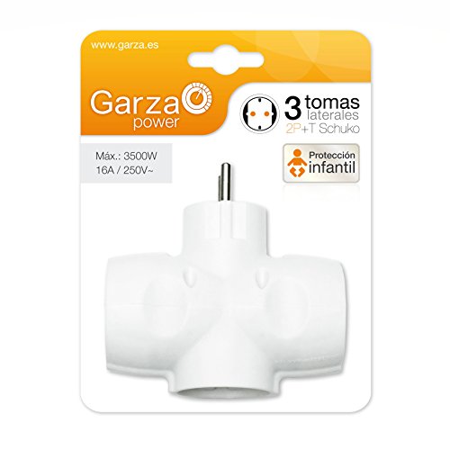 Extensão Elétrica GARZA POWER (3 Tomadas) Garza - Tomadas e soquetes de energia - 3 tomas, 3500 w, proteção infantil