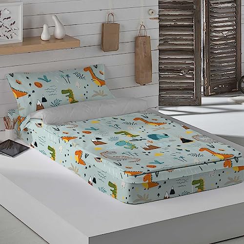 Saco de Cama NORDICO Saurus (Algodão - 220x240cm) COOL KIDS - Roupa de cama e cama - algodão, 220x240cm
