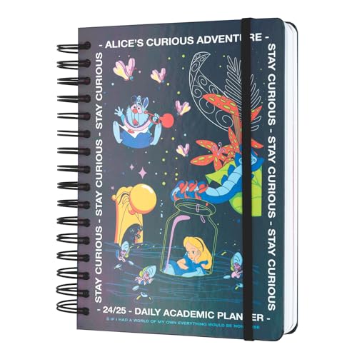 Agenda Escolar ERIK EDITORES Alicia En El Pais De Las Maravillas (A5 - 2024/2025 - Semanal - 14.8x21cm) Grupo Erik - Calendários, organizadores e planejadores - agenda, escolar, erik editores, alicia, país das maravilhas, A5