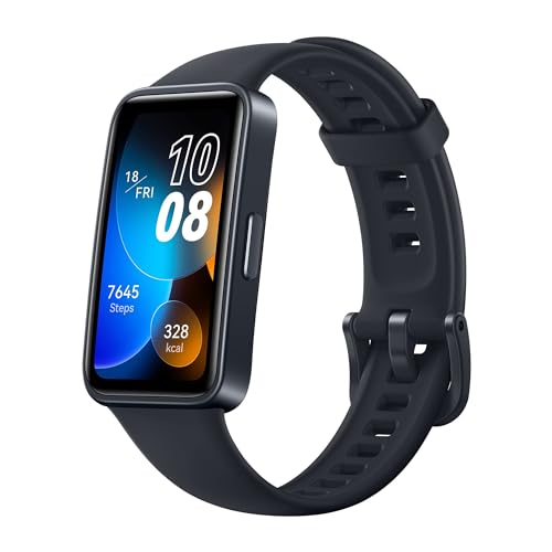 Relógio Desportivo HUAWEI Band 8 (Bluetooth - Até 14 dias de autonomia - Preto) HUAWEI - Óculos inteligentes - bluetooth, 14 dias, preto