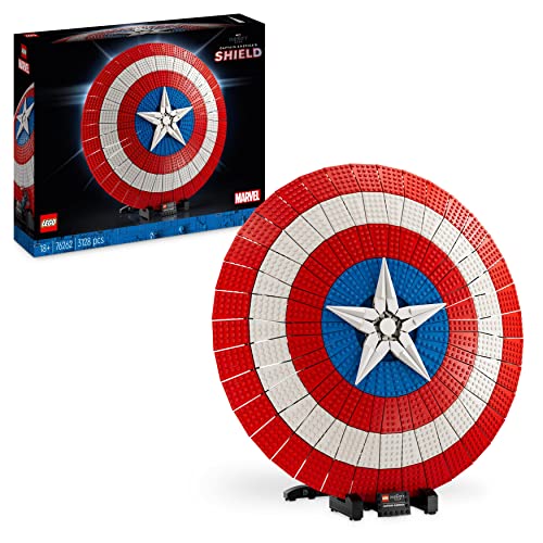 LEGO Marvel: Shield of Captain America - 76262 (Idade Mínima: 18) LEGO - Blocos de encaixe - lego, marvel, escudo, capitão américa, idade mínima 18