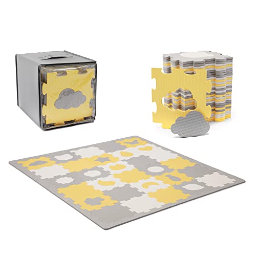 Tapete de Atividades KINDERKRAFT 01.0011.00 KINDERKRAFT - Móveis para bebês e crianças pequenas - tapete, atividades, kinderkraft, luno shapes, espuma, puzzle