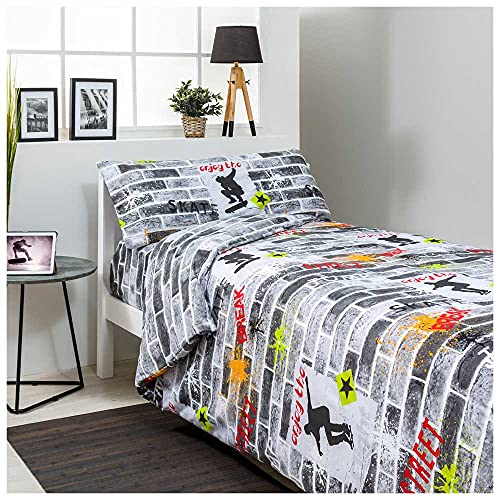 Capa de Edredão COTTON ARTean Roll (140 x 200 cm) COTTON ARTEAN - Capas de edredão - cotton, 140x200 cm