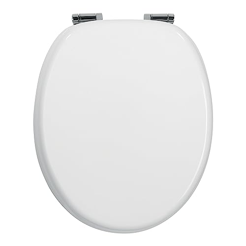 Tampa de Sanita WIRQUIN Woody Lux (Branco) Wirquin - Assentos de sanita e bidé - branco, MDF